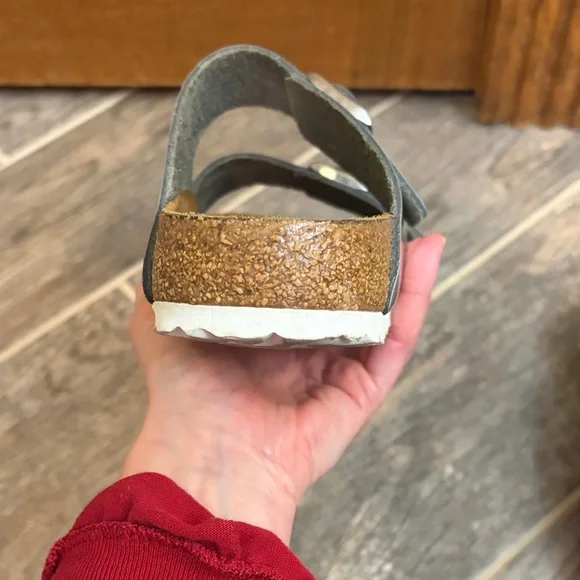 Birkenstock Arizona Soft Footbed, Silver, EU 39/US 8 normcore minimalist boho - Picture 13 of 16